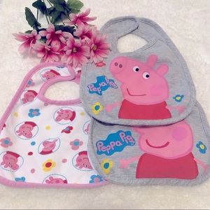 🌸Peppa Pig Bib Bundle🌸